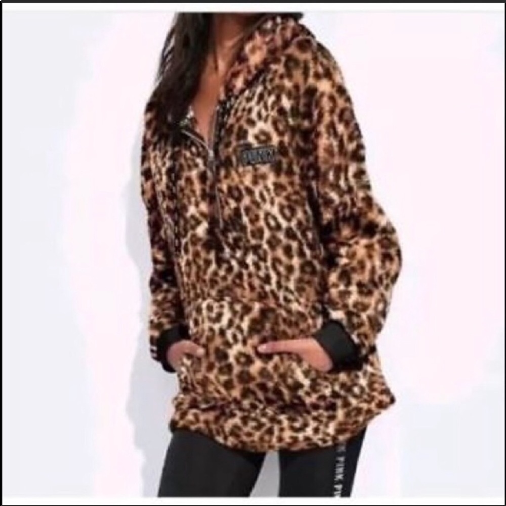 Victoria’s Secret Pinks Sherpa hoodie